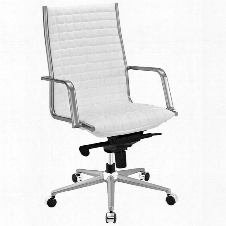 Eei-2122-whi Pattern Highback Office Chair In