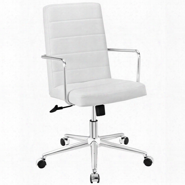 Eei-2124-whi Cavalier Highback Office Chair In