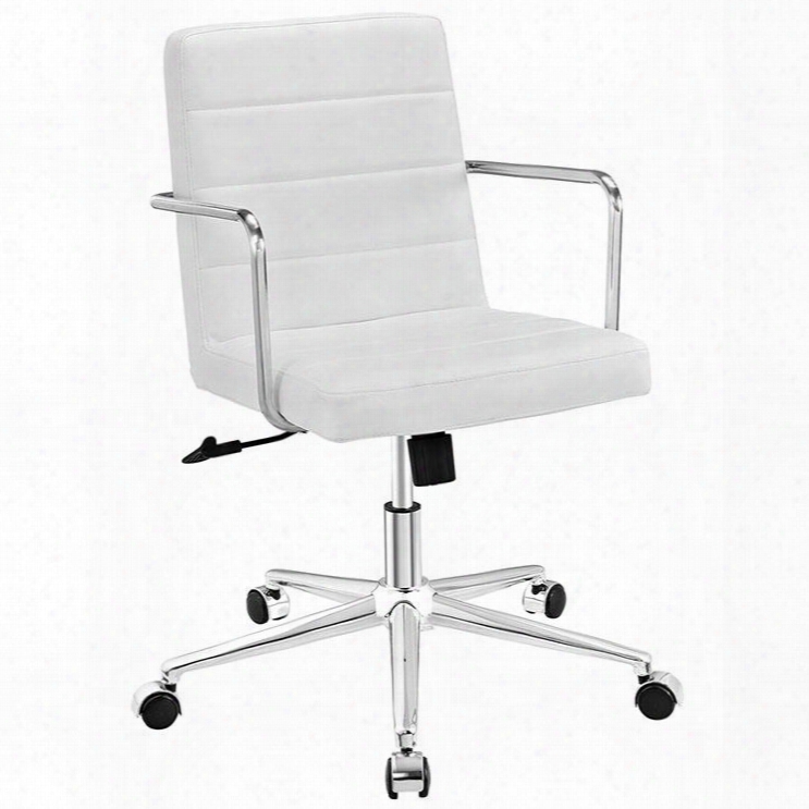 Eei-2125-whi Cavalier Mid Backo Ffice Chair In