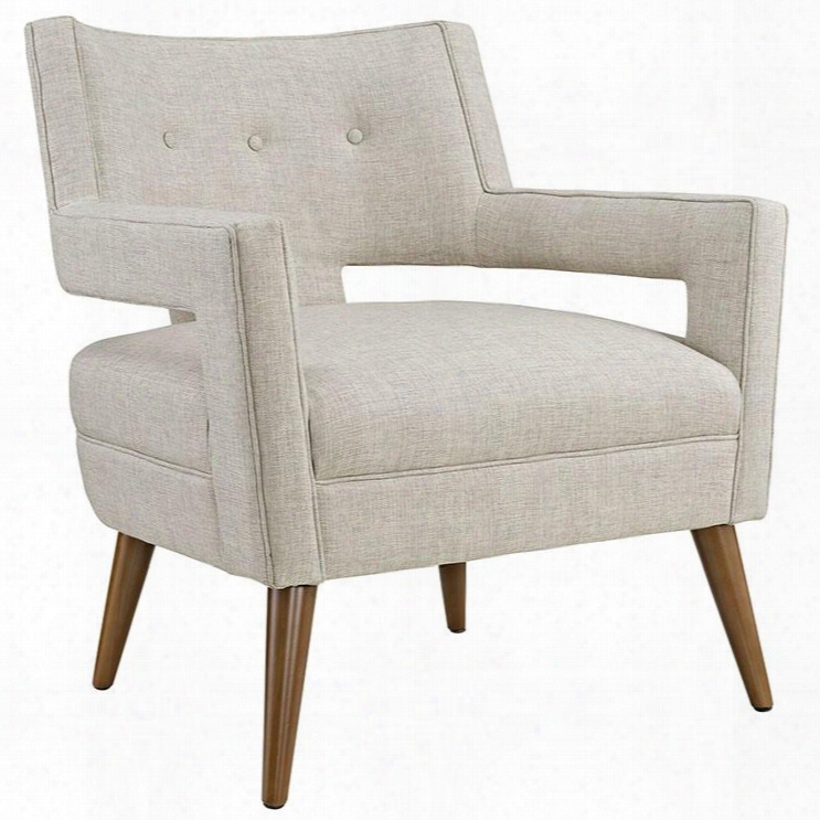 Eei-2142-san Sheer Fabric Armchair In