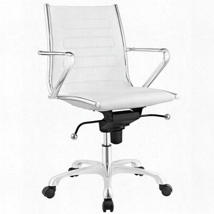 Eei-2214-whi Ascend Mid Back Office Chair In