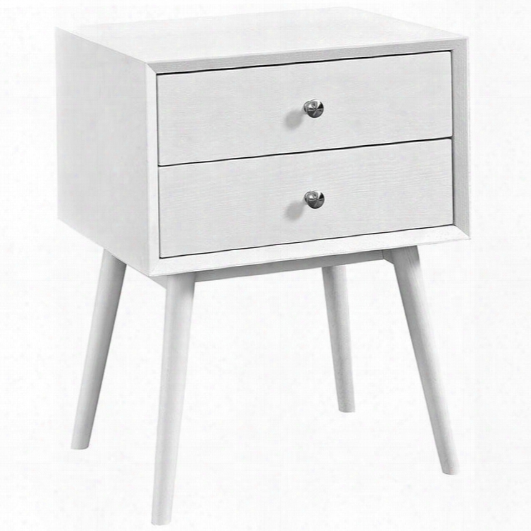 Eei-2284-whi-whi Dispatch Nightstand In White