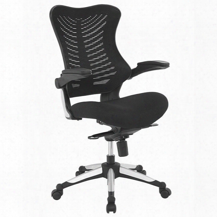 Eei-2285-blk Charge Office Chair In