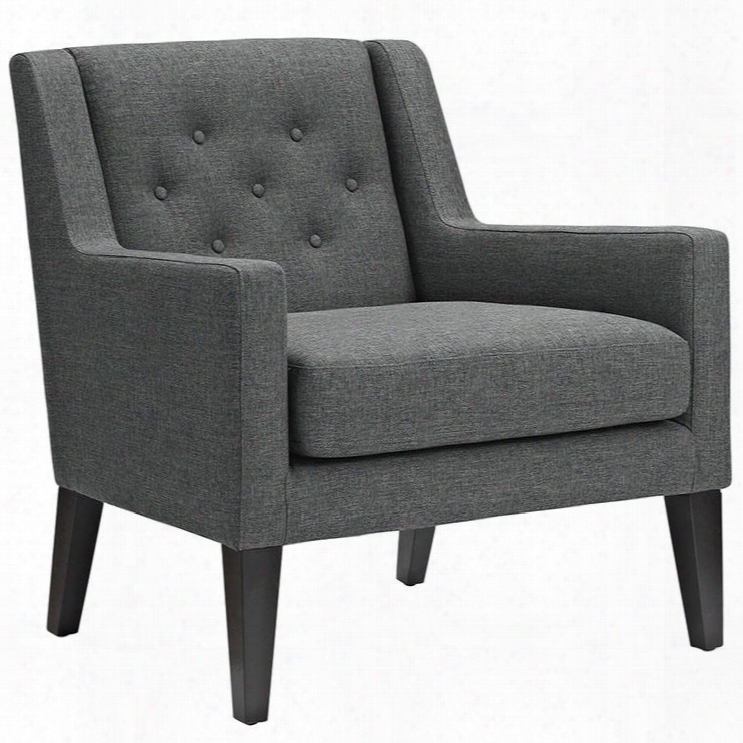 Eei-2308-gry Earnest Fabric Armchair In