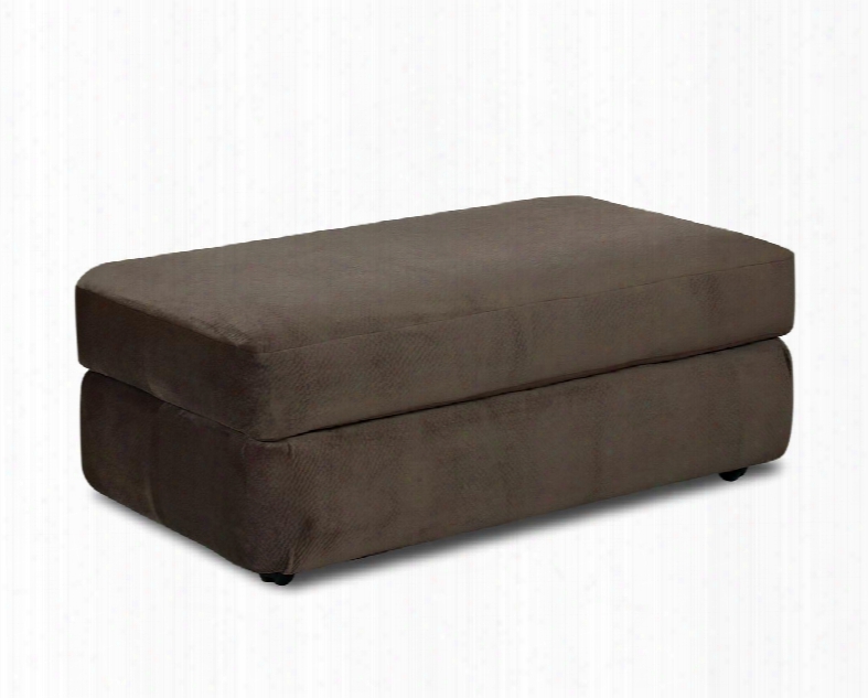 Findley Collection K56830-otto-cc 49" Ottokan With Piped Stitching And Polyester Fabric Upholstery In Challenger