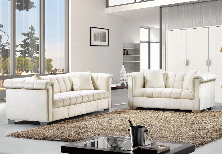 Kayla Collection 6152pcstlkit4 2-piece Living Room Sets With Stationary Sofa  And Loveseat In