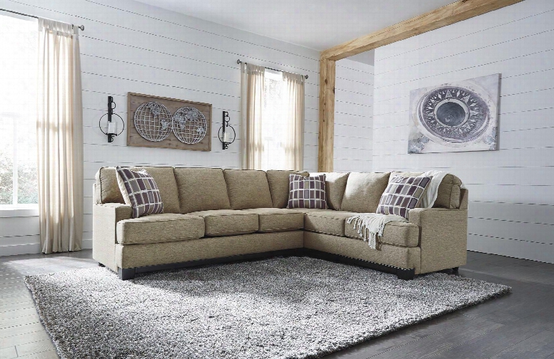 Larkhaven Collection 819024966 116" Sectional Sofa With Right Arm Facing Sofa With Corner Wedge And Left Arm Facing Sofa In