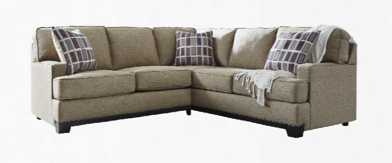 Larkhaven Collection 819025549 93" Sectional Sofa With Right Arm Facing Sofa W/ Corner Wedge And Left Arm Facing Loveseat In