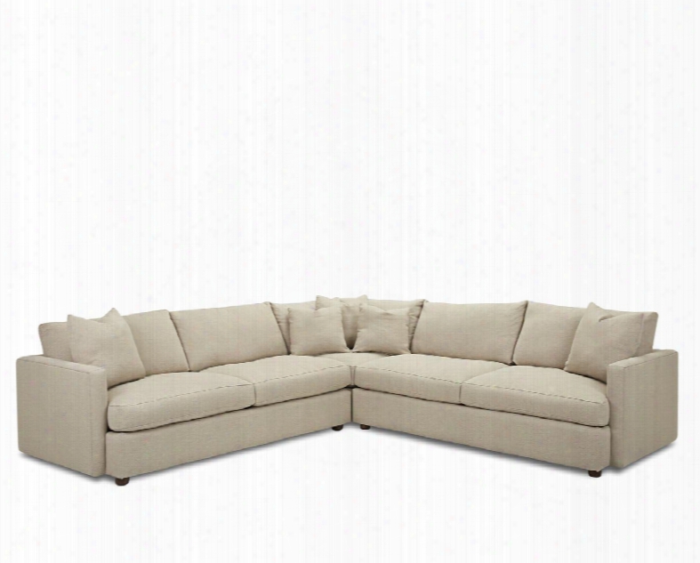 Leisure Collection D4033-symsect-ct 121" Sectional With Track Arms Down Blend Cushions And Five Accent Pilows In Cork