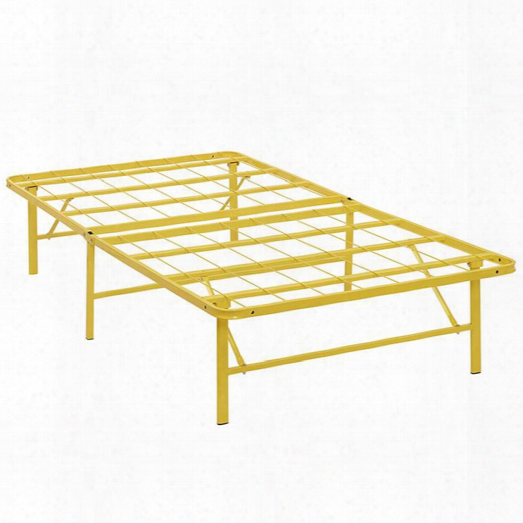 Mod-5427-ylw Horizon Tin Stainless Steel Bed Frame In