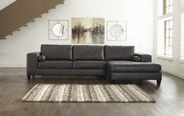 Nokomis Collection 87701-66-17 115" Sectional Sofa With Right Arm Facing Corner Chaise And Left Arm Facing Sofa In