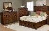 Coolidge Corner Collection 1503KPBDM 3-Piece Bedroom Set with King Bed Dresser and Mirror in