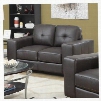 I 8222BR 61" Loveseat with Removable Cushion Oversized Arms and Tufted