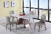 Scarlett Collection SCARLETT-5PC 5-Piece Dining Room Sets with Rectangular Dining Table and 4x Beige Dining Chairs in Jazz