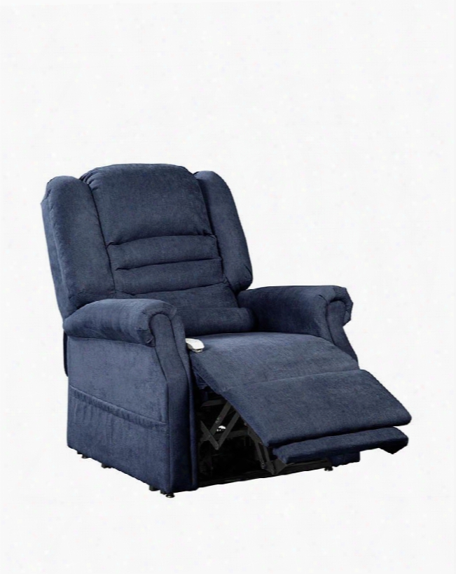 Serene Nm1850-naf-a11 33" Power Recliner Lift Chair With Infinite Position Mechanism Chaise Pad And Sinuous Spring And Foam Seat In