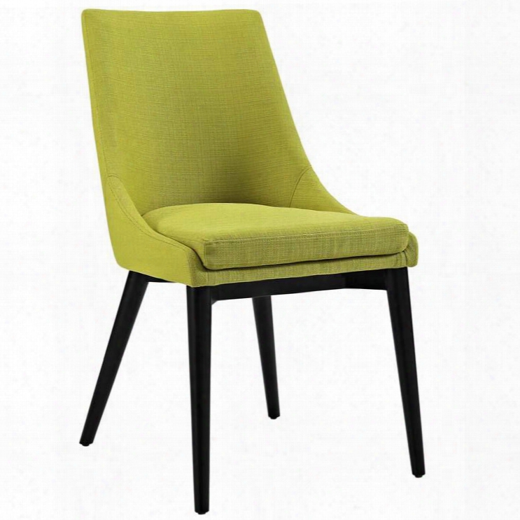 Viscount Collection Eei-2227-whe 19" Side Chair With Murky Coated Tapered Legs And Fabric Upholstery In Wheatgrass