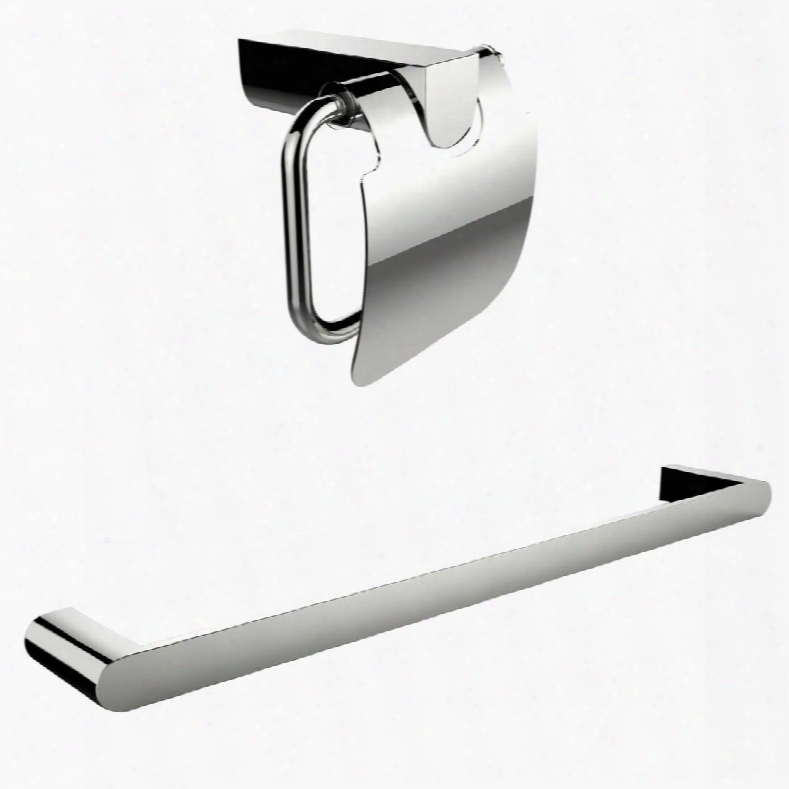 Ai-13341 Chrome Plated Toilet Paper Holder With A Single Rod Towel Rack Accessory