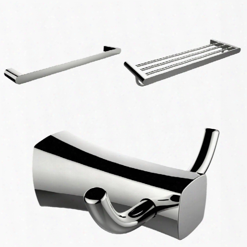 Ai-13478 Multi-rod Towel Rack With Robe Hook And Single Towel Rod Acessory