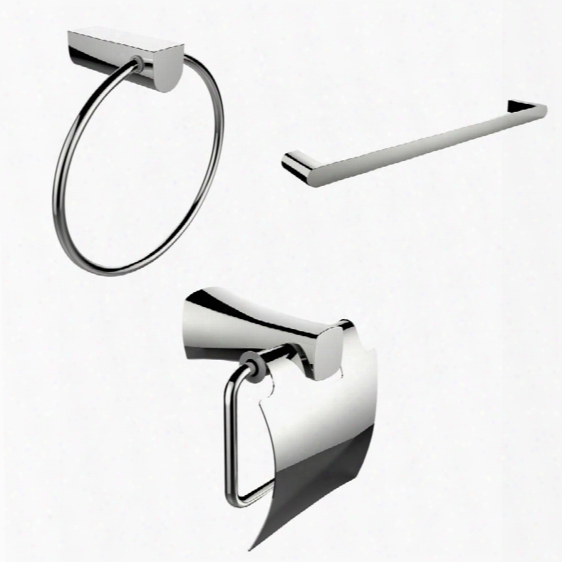 Ai-13937 Modern Towel Ring Single Rod Towel Rack And Toilet Paper Holder Accessory