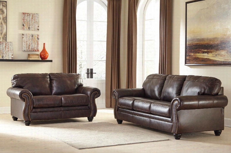 Bristan Collection 82202sl 2-piece Living Room Set With Sofa And Loveseat In