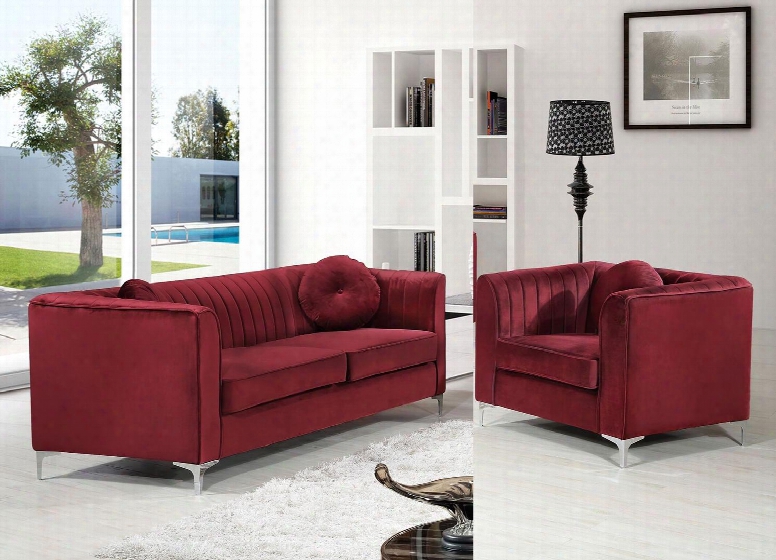 Bristan Collection 82202slc 3-piece Living Room Set With Sofa Loveseat And Living Room Chair In