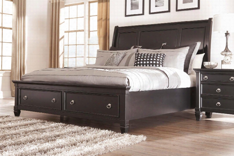 Greensburg King Bedroom Set With Storage Bed And Nightstand In