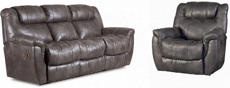 Montgomery Collection 216430314sr 2-piece Living Room Set With Sofa And Recliner In Padre