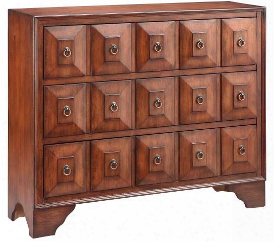 Nevins 13408 42" Chest With Apothecary-style Chest Apothecary-style Chest And Drop-ring Pull Hardware In