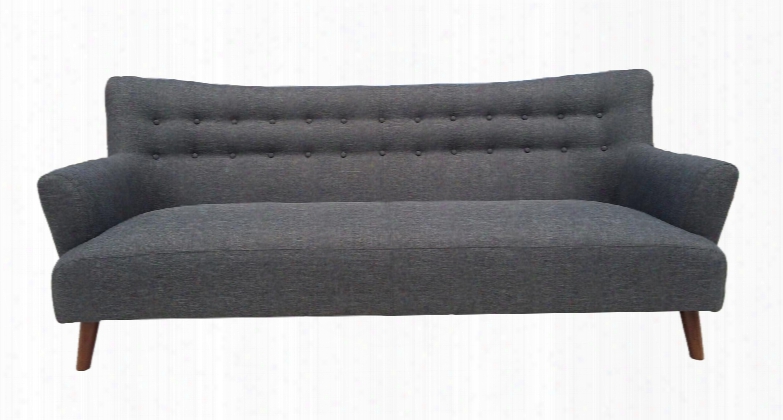 Pangee Bridgewater In20 83" Fabric Sofa With Button Tufted Back New Zeeland Pine Frame Construction And 350 Lbs. Weight Capacity In