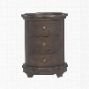 Drummond Collection 7011-305 21" Chest with 3 Drawers Metal Hardware Distressed Look and Mahogany Materials in Heritage Grey Stain