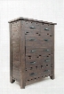 Jackson Lodge Youth 1605-30 48" 5 Drawer Chest Tasteful Distressing and Subtle Finish Variations and Full Extension