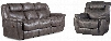 Montgomery Collection 216430314SR 2-Piece Living Room Set with Sofa and Recliner in Padre