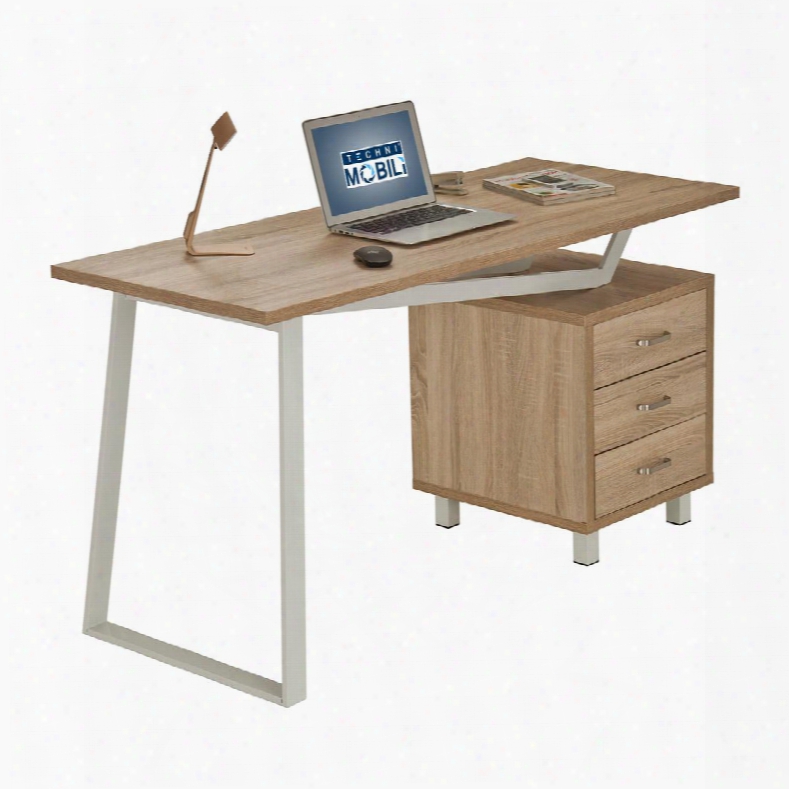 Rta-2333-snd Techni Mobili Modern Design Computer Desk With Storage. Color: