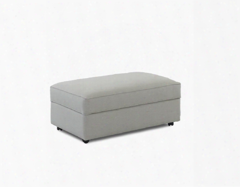 Stella Collection K95000-stotc-mbmb 47" Storage Ottoman With Casters 2 Arm Pillows And Fabric Upholstery In Max