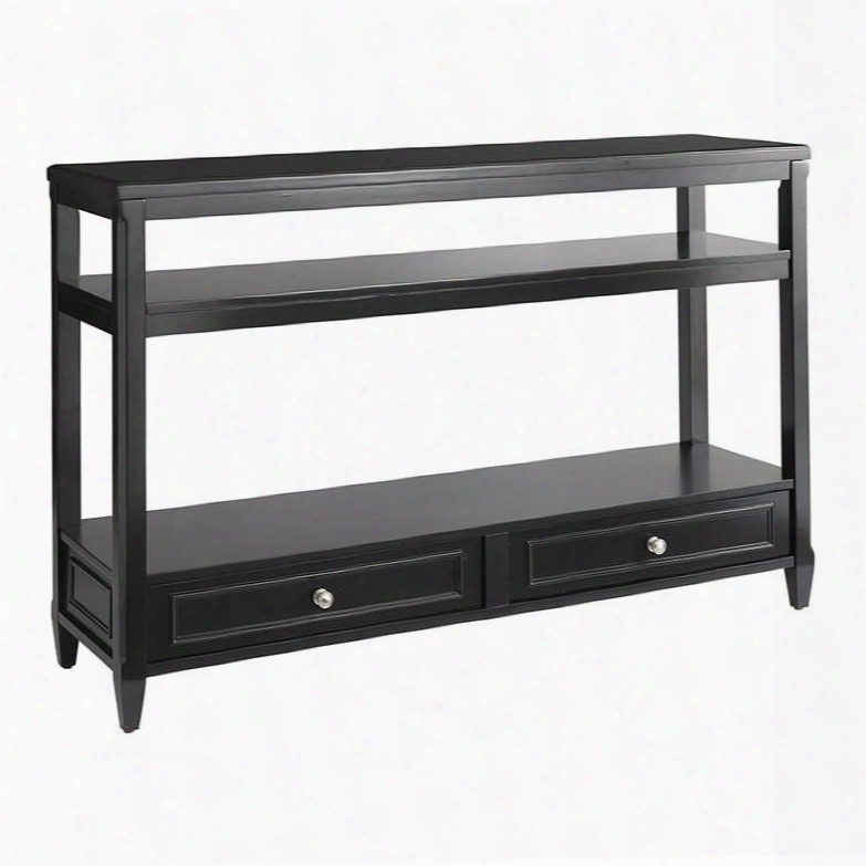 Viewpoint Collection 689-0699 56" Console Table With 2 Drawers Fixed Shelf And Tapered
