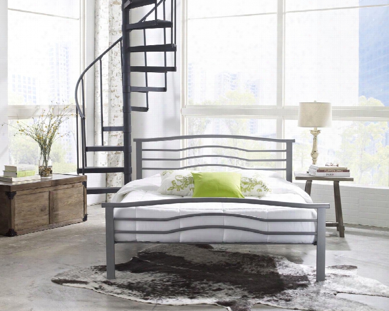 Watertown Collection Mfp01353tw Twin Size Platform Bed With Metal Frame And Modern Style In