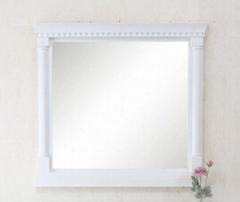 Wlf6036-36-w-m 36" Matt Mirror Made With Mdf And Glass In