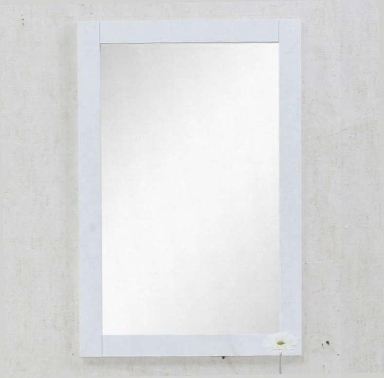 Wlf7016-w-m 20" Mirror Made With Mdf And Glass In