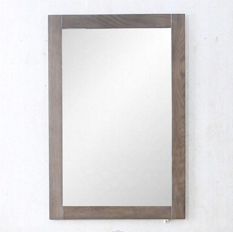 Wlf7021-24-m 20" Weathered Mirror Made With Mdf And Glass In