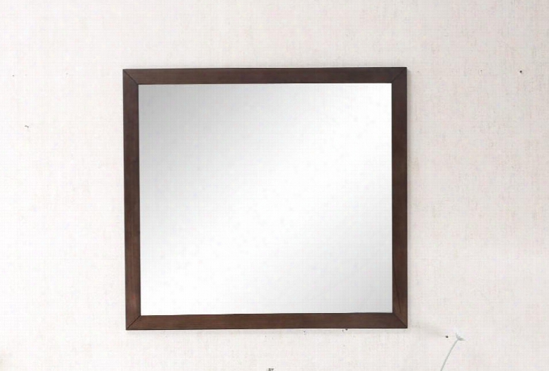 Wlf7030-36-m 36" Mirror Made With Mdf And Glass In Antique