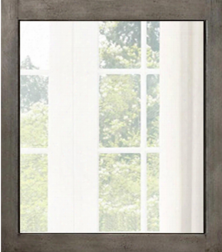 Wlf7034-36-m 36" Mirror Made With Mdf And Glass In Silver