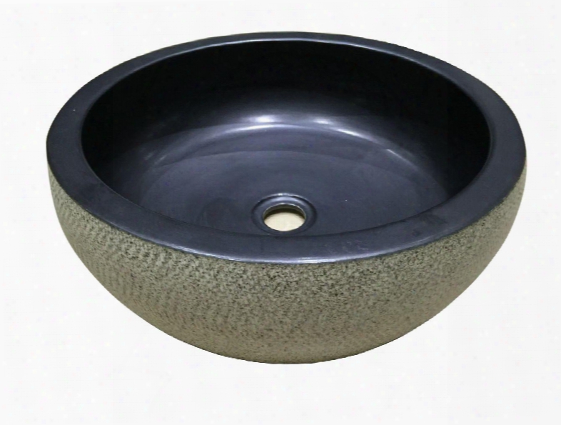 Za-234 17" Porcelain Vessel Sink With Easy-to-clean Surface In