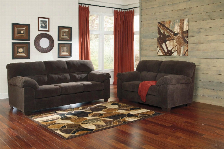 Zorah Collection 94501sl 2-piece Living Room Set With Sofa And Loveseat In