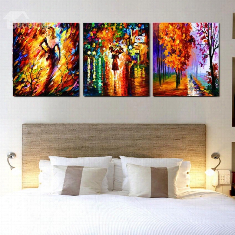 Colofrul Sexy Lady In Wood Cross Film Wall Art Prints