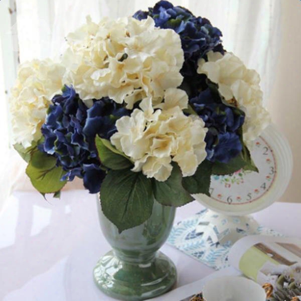 New Arrival A Branch Of Lovely Hydrangea Decorative Artificial Floweers