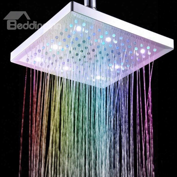 New Arrival Beautiful Colors-changing Abs Shower Head Faucet