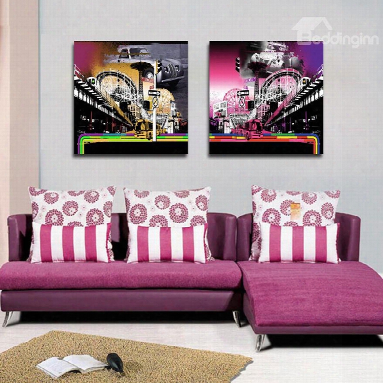 New Arrival Busy Street Film Wall Art Prints