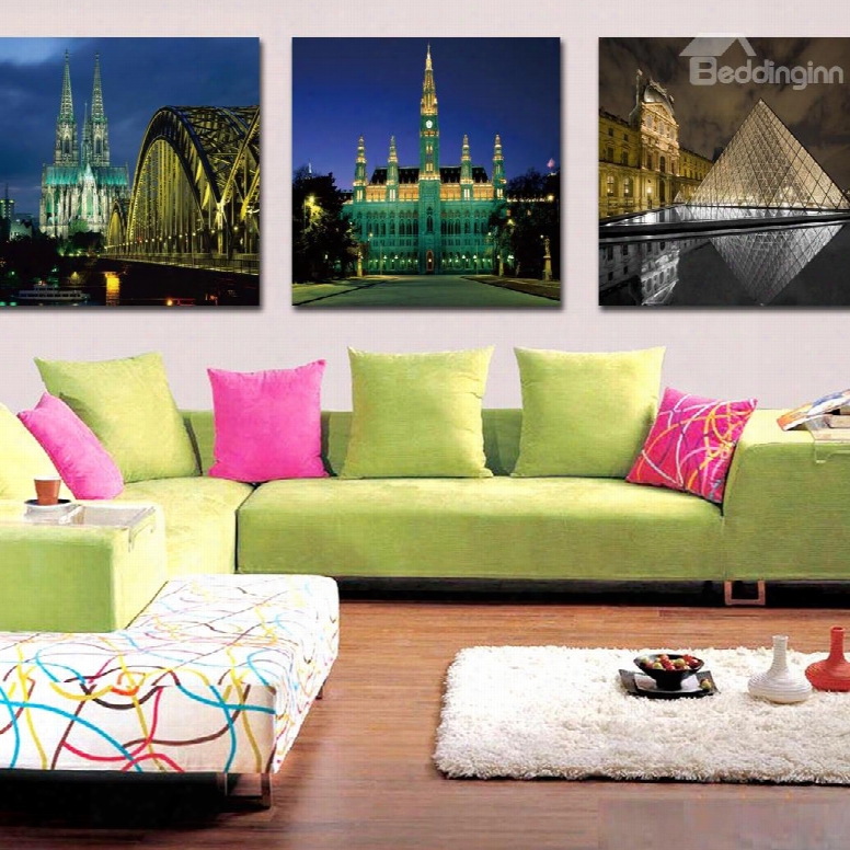 New Arrival Grand Louvre Cross Film Wall Art Prints