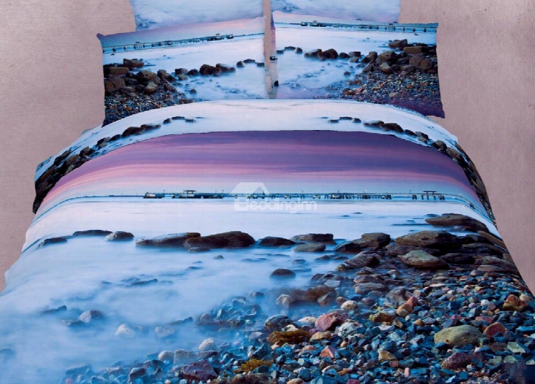 New Arrival Pebbles In The Mist Print 3d Bedding Sets