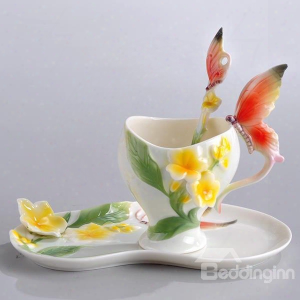 New Arrival Stylish Design Gorgeous Butterfly Coffee Cup